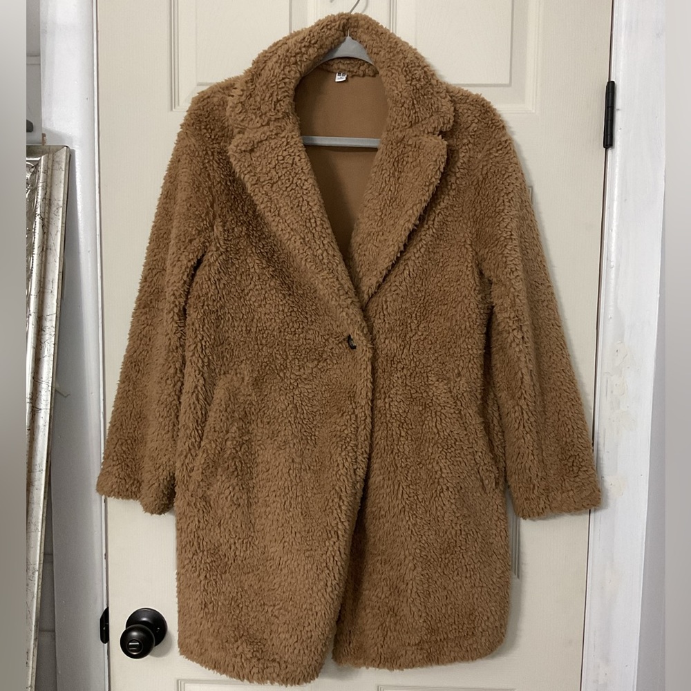 Uniqlo Pile Lined Fleece Tailer Coat Size XS